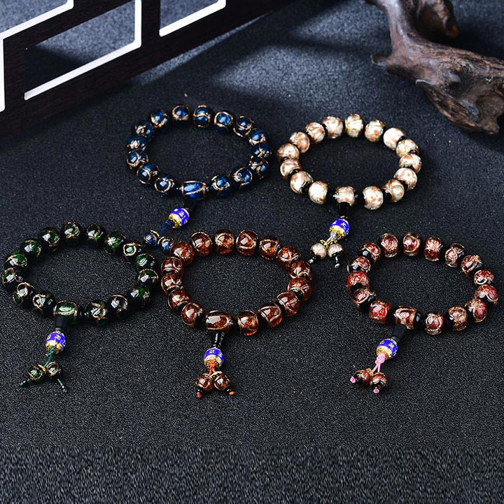 Tibetan Dragon Vein Agate Healing Bracelet - image 2