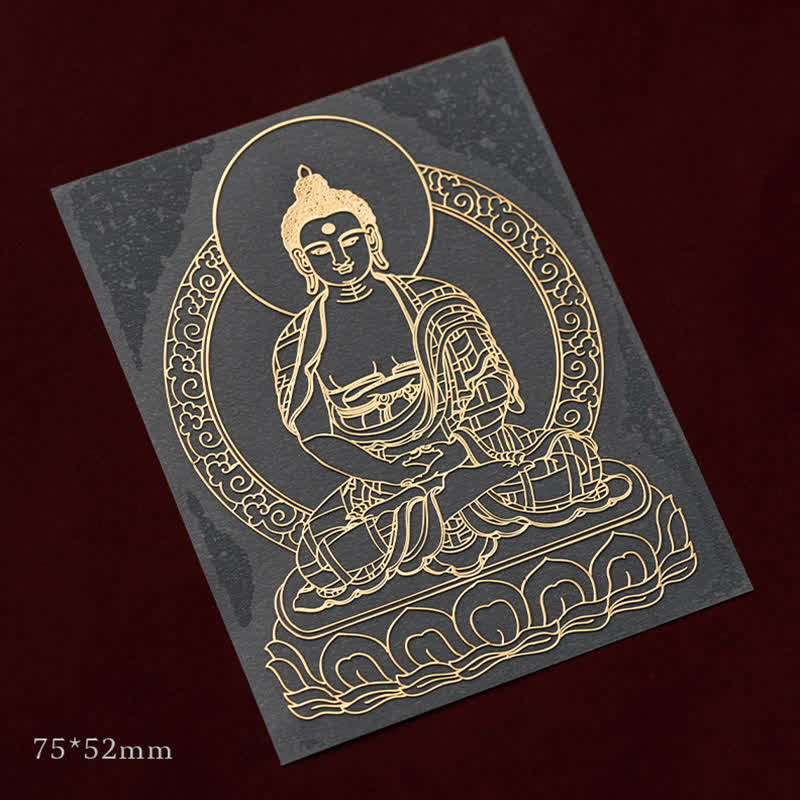 12 Chinese Zodiac Blessing Wealth Fortune Phone Sticker - Goat/Monkey-Tathagata - Large - image 15