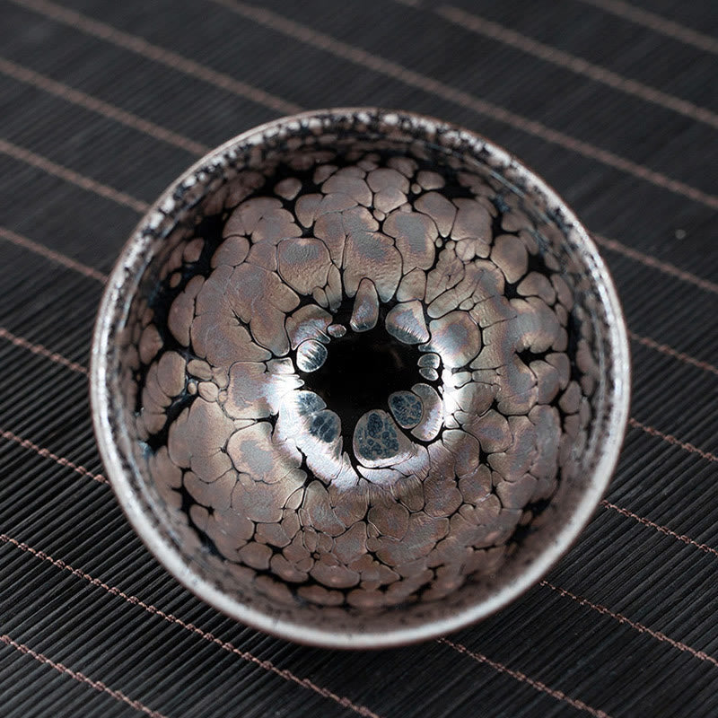 Buddha Stones Handmade Cherry Blossoms Sakura Design Chinese Jianzhan Ceramic Teacup Kung Fu Tea Cup - image 11