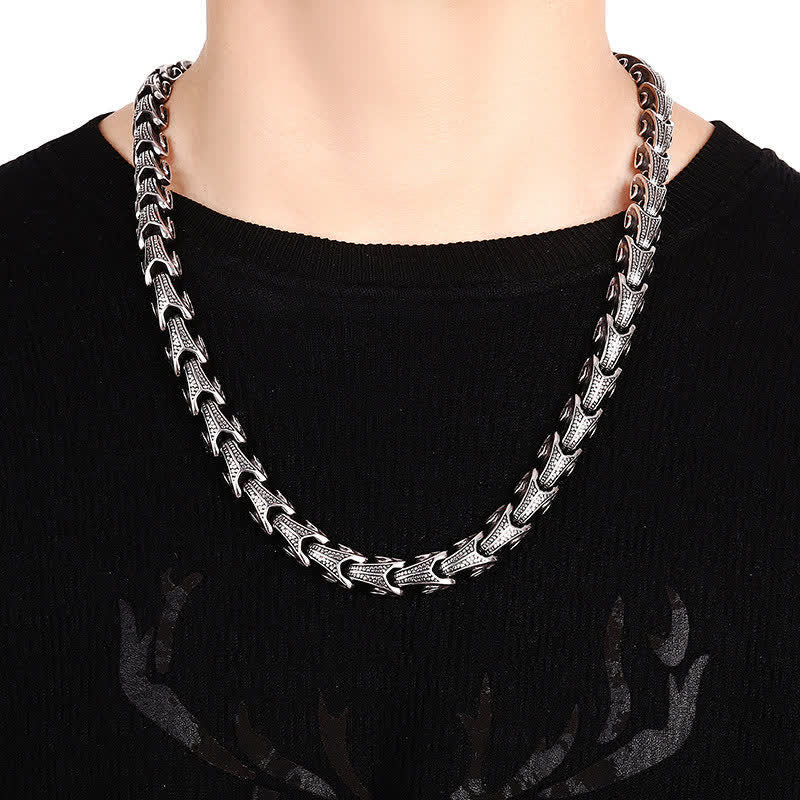Buddha Stones Dragon Pattern Titanium Steel Protection Necklace Pendant Bracelet - image 13