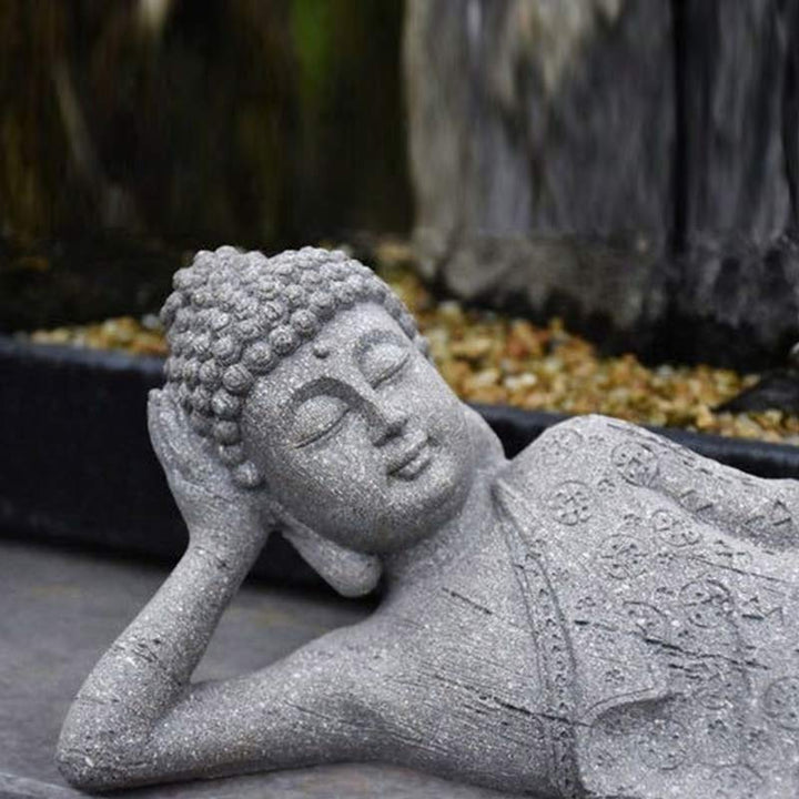 Buddha Stones Tibetan Meditation Buddha Blessing Resin Compassion Serenity Home Decoration - image 10