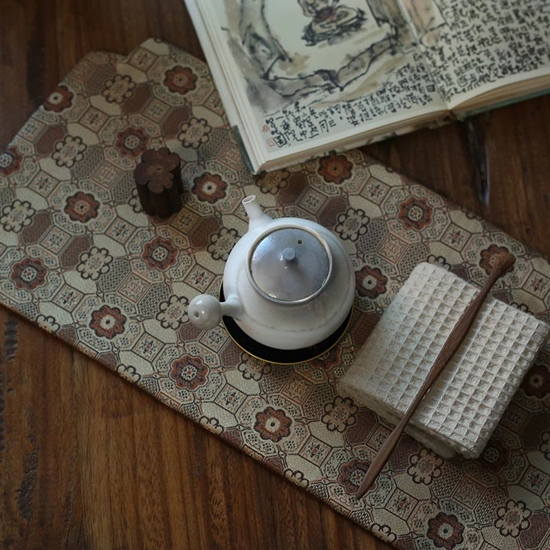 Elegant Floral Brocade Pattern Cup Mat Tea Cup Coaster - Geometry - image 13
