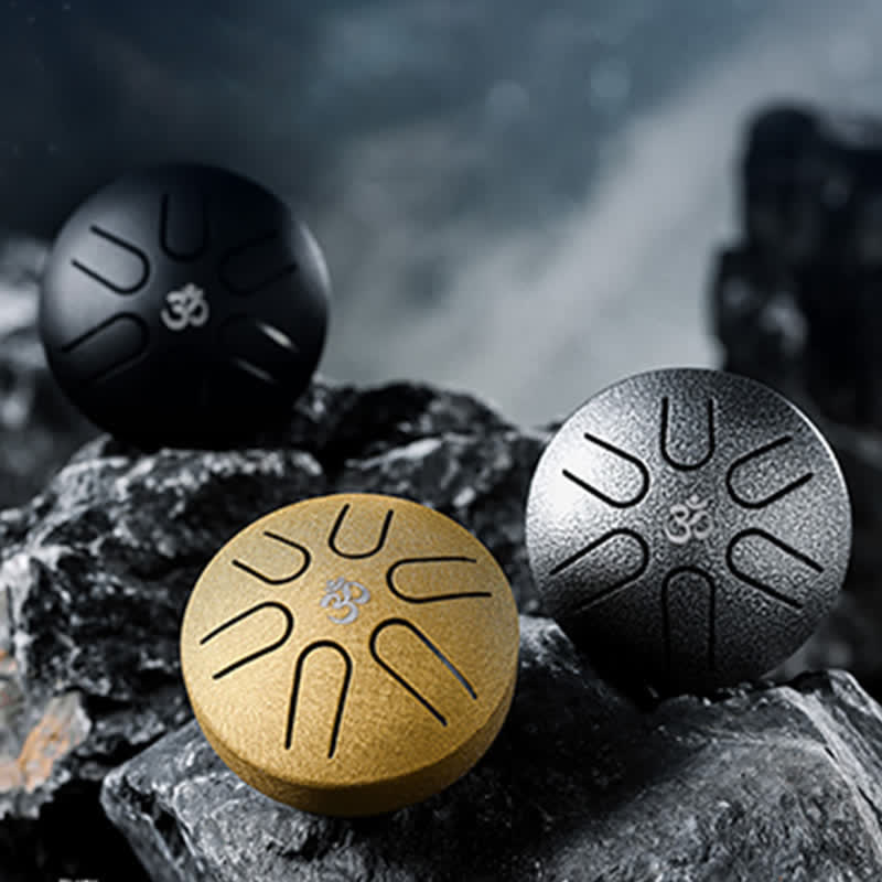 Mini Steel Tongue Drum 3 Inch Sound Healing Drum Kit - image 14