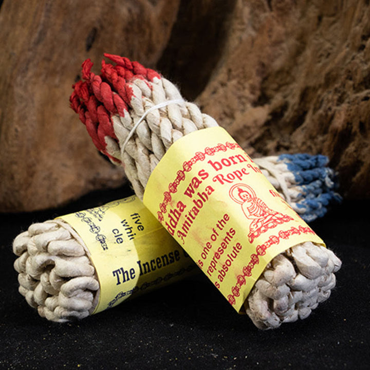Buddha Stones Nepal Rope Incense Purify Healing Meditation Incense - image 4