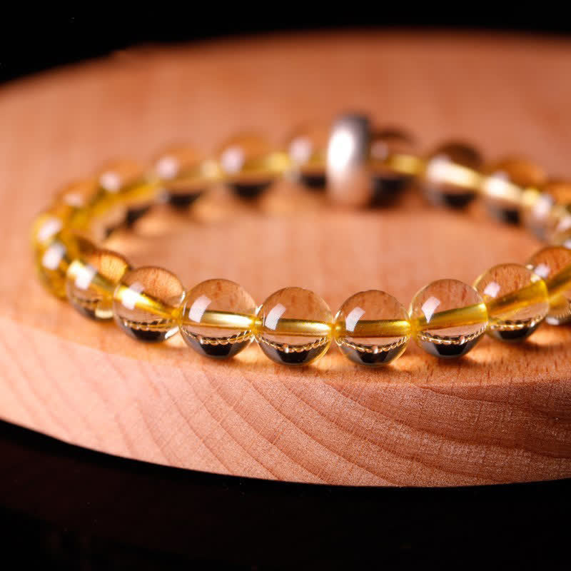 Buddha Stones 925 Sterling Silver Chinese Zodiac Natal Buddha Citrine Protection Bracelet - image 16