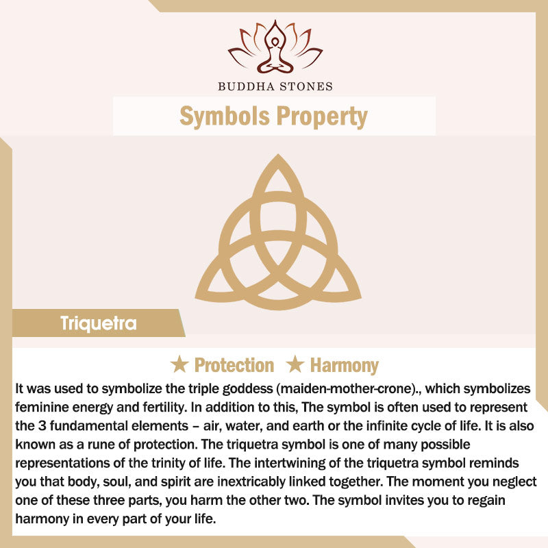 Buddha Stones  Triangle Knot Triquetra Titanium Steel Calm Rotatable Ring - image 10