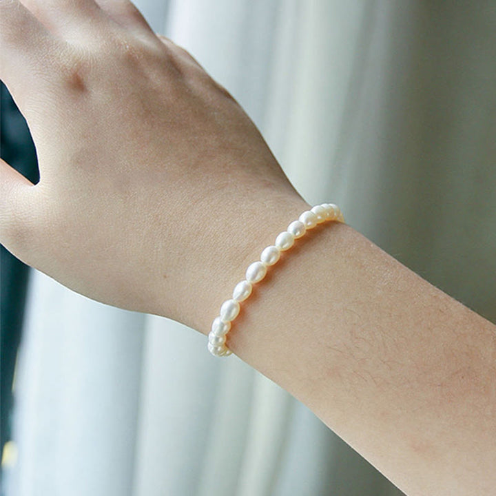 Buddha Stones Natural Pearl Healing Beaded Bracelet - image 10