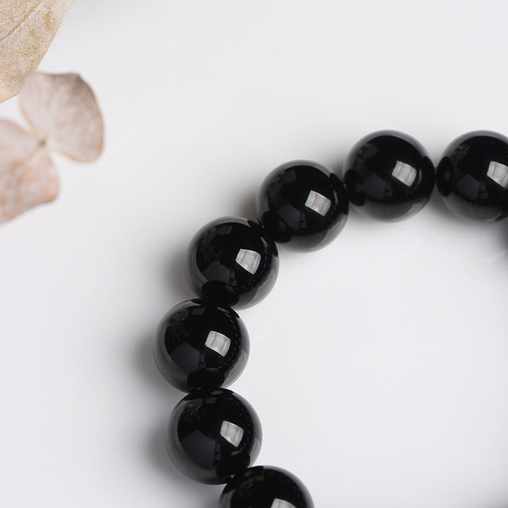 Buddha Stones Natural Black Onyx Fortune Bracelet - image 2
