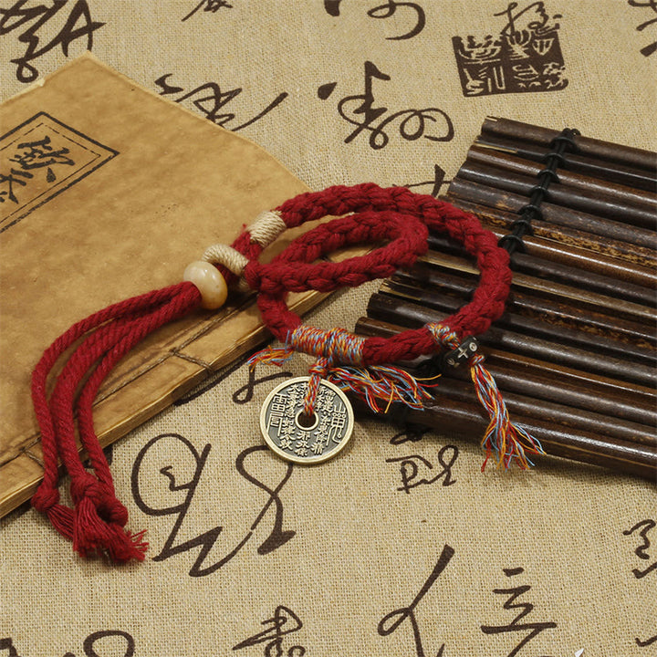 Buddha Stones Mountain Ghosts Spend Money Ward Off Evil Spirits Handmade Bracelet - image 2