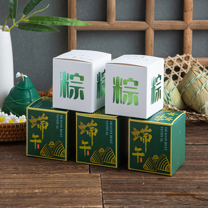 Buddha Stones Dragon Boat Festival Zongzi Pattern Scented Candle Gift For Family Friends - image 22