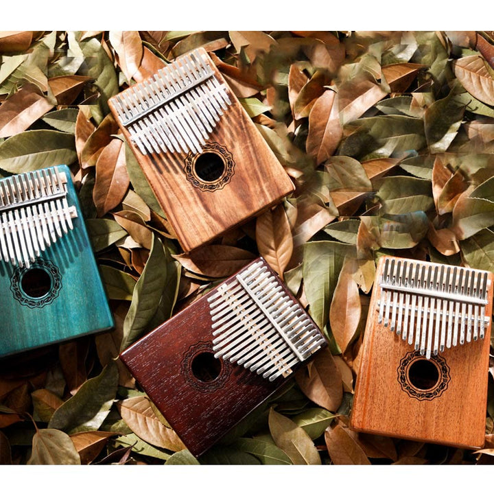 Buddha Stones Kalimba 17 Keys Thumb Piano Mahogany Wood Acacia Walnut Portable Finger Piano - image 2