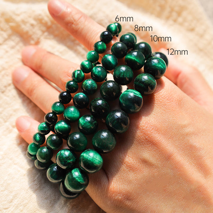 Buddha Stones Tiger Eye Growth Healing Energy Bracelet - image 1