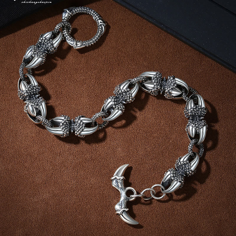 Buddha Stones Dragon Claw Engraved Strength Protection Bracelet - image 3