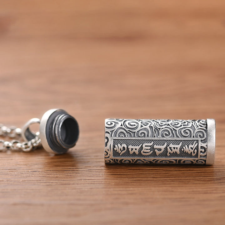Buddha Stones Six True Words Protection Necklace Pendant - image 6