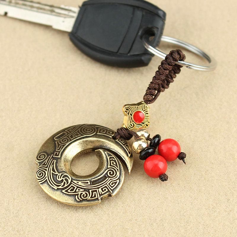 Good Luck Fortune Copper Wealth Key Chain - image 4