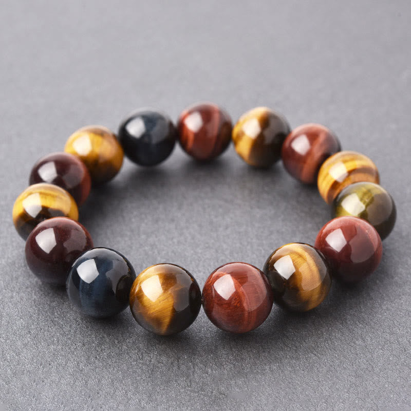 Buddha Stones Natural Tiger Eye Positive Protection Bracelet - image 9