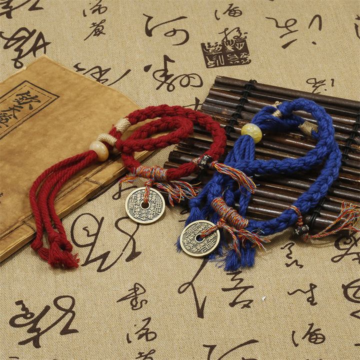 Buddha Stones Mountain Ghosts Spend Money Ward Off Evil Spirits Handmade Bracelet - image 9