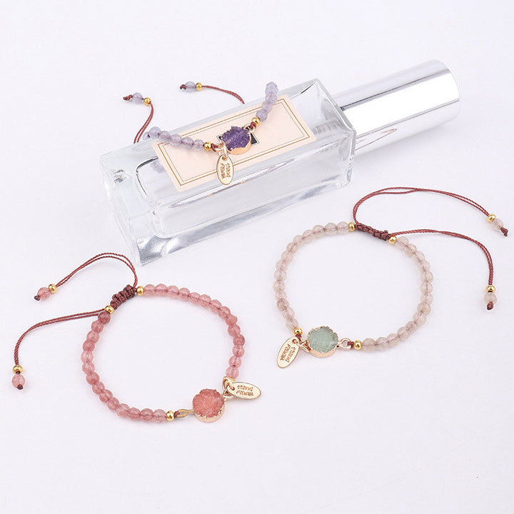 Buddha Stones Natural Crystal Charm Lucky Healing Bracelet - image 8
