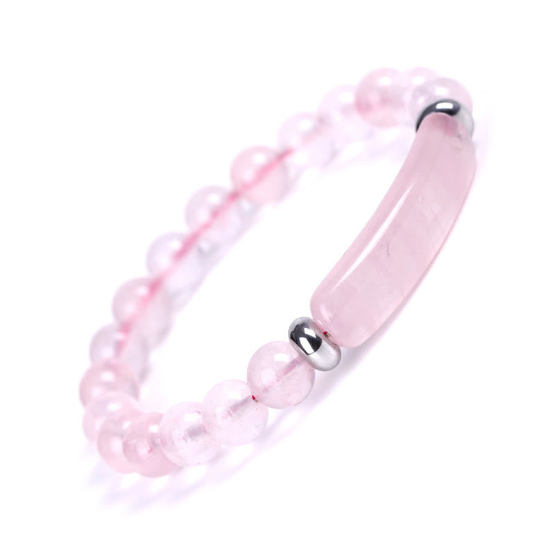 Buddha Stones Handmade Natural Gemstone Healing Bracelet - Pink Crystal - image 18
