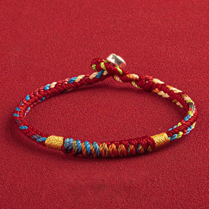 Buddha Stones "May You Be Safe And Lucky In The Year Ahead" Multicolored Bracelet - image 9