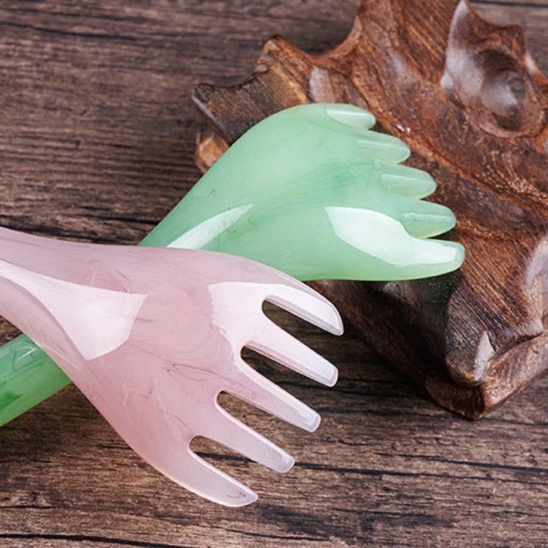 Resin Gua Sha Massage Comb Tool Set - image 3