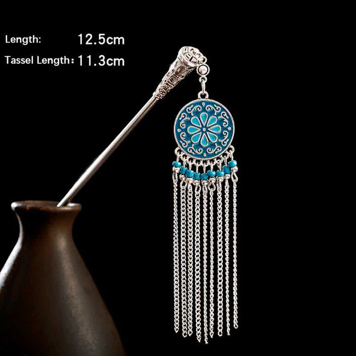 Water Drop Lily of the Valley Flowers Tassels Confidence Hairpin - image 29