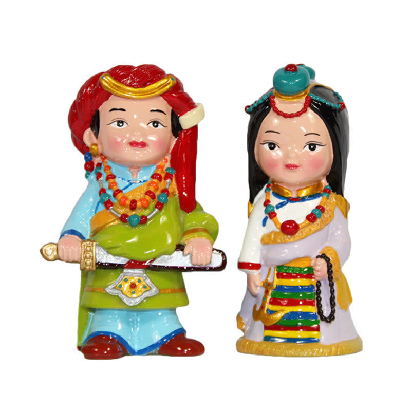 Buddha Stones Hand Painted Tibetan Figures Creative Home Office Car Decoration Ornament - image 27