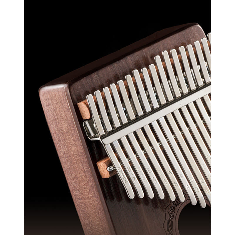 Buddha Stones Kalimba 17 Keys Thumb Piano Mahogany Wood Acacia Walnut Portable Finger Piano - image 14