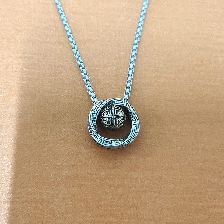Buddha Stones Mobius Lucky Bead Copper Wealth Necklace Pendant - image 7