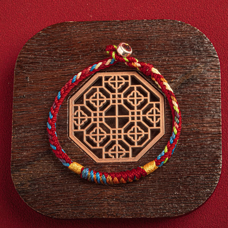Buddha Stones "May You Be Safe And Lucky In The Year Ahead" Multicolored Bracelet - image 2