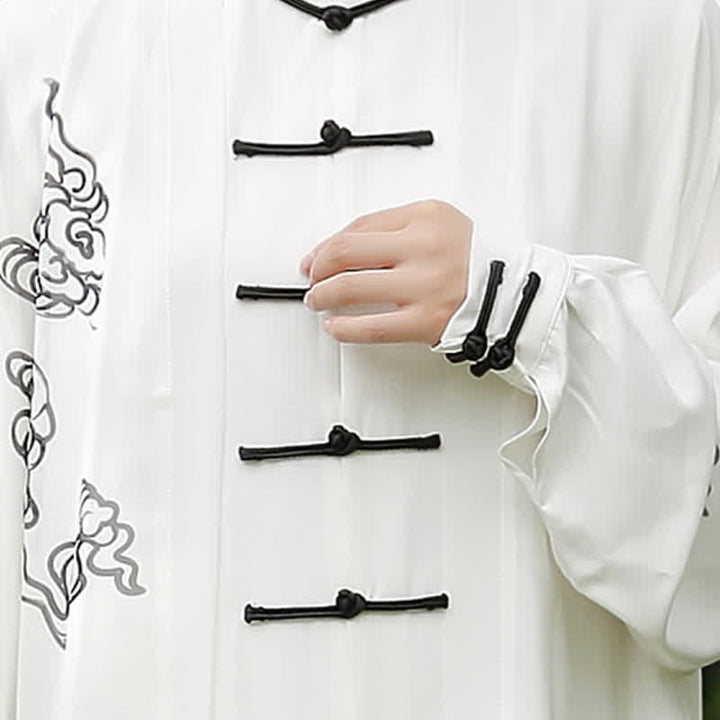 Buddha Stones Auspicious Clouds Gradient Meditation Prayer Spiritual Zen Tai Chi Qigong Practice Women's Clothing Set - image 12