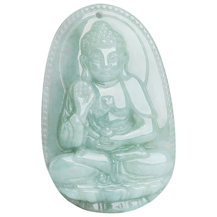 Buddha Stones Chinese Zodiac Natal Buddha Jade Wealth Prosperity Necklace Pendant - image 17