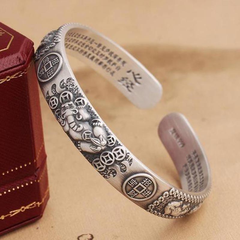 Buddha Stones FengShui Lucky PiXiu Protection Adjustable Bracelet - image 4