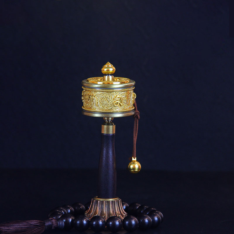 Tibetan Lucky Prayer Wheel Six True Words Decoration - Prayer Wheel - image 0