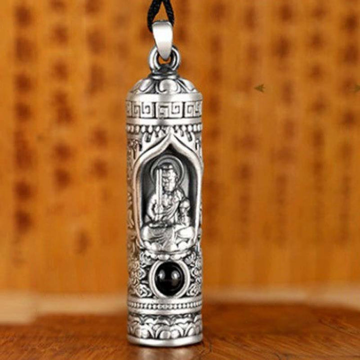 Buddha Stones Chinese Zodiac Natal Buddha Projection Prosperity Necklace Pendant - Rooster - image 19