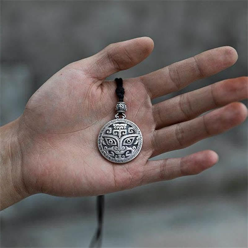 Lucky FengShui Mythological Creature Taotie Wealth Necklace Pendant - image 3