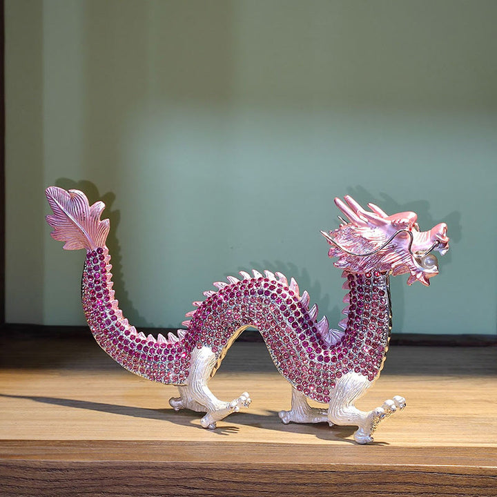 Buddha Stones Handmade Feng Shui Dragon Luck Success Home Decoration - image 11