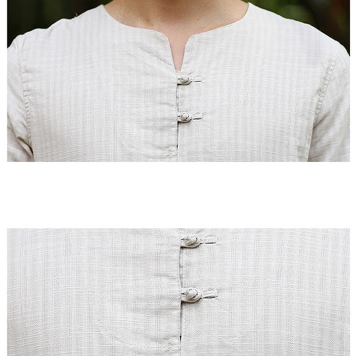 Buddha Stones Meditation Prayer Spiritual Zen Practice Uniform Clothing Men's Set - image 9