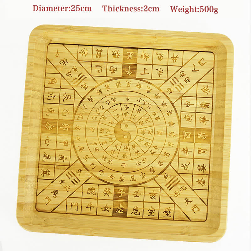 Feng Shui Bamboo Bagua Map Harmony Energy Map - Square Bagua Map - image 11