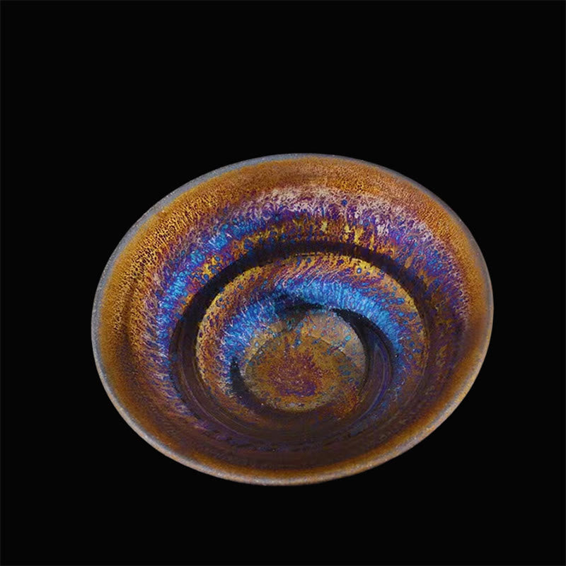 Buddha Stones Chinese Jianzhan Colorful Milky Way Glaze Ceramic Teacup Tenmoku Kung Fu Tea Cup - image 6
