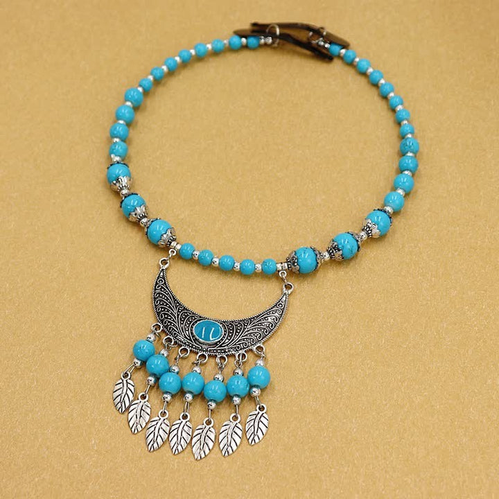 Tibetan Exotic Beads Tassel Hair Decoration - image 3