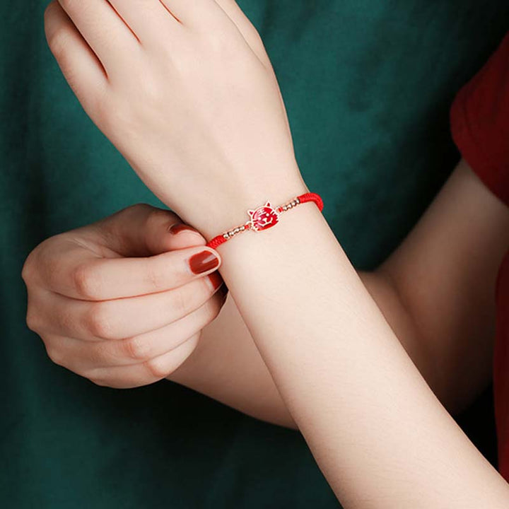 Buddha Stones 12 Chinese Zodiac Lucky Red String Bracelet - image 5