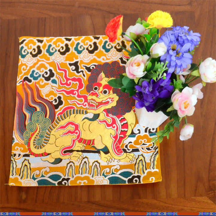 Fengshui Kirin Prayer Altar Mat Healing Meditation Auspicious Symbol Mat - image 2