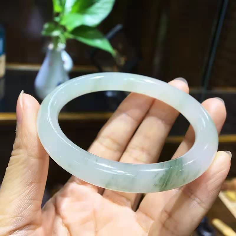 Buddha Stones Jade Abundance Luck Blessing Bracelet Bangle - image 3