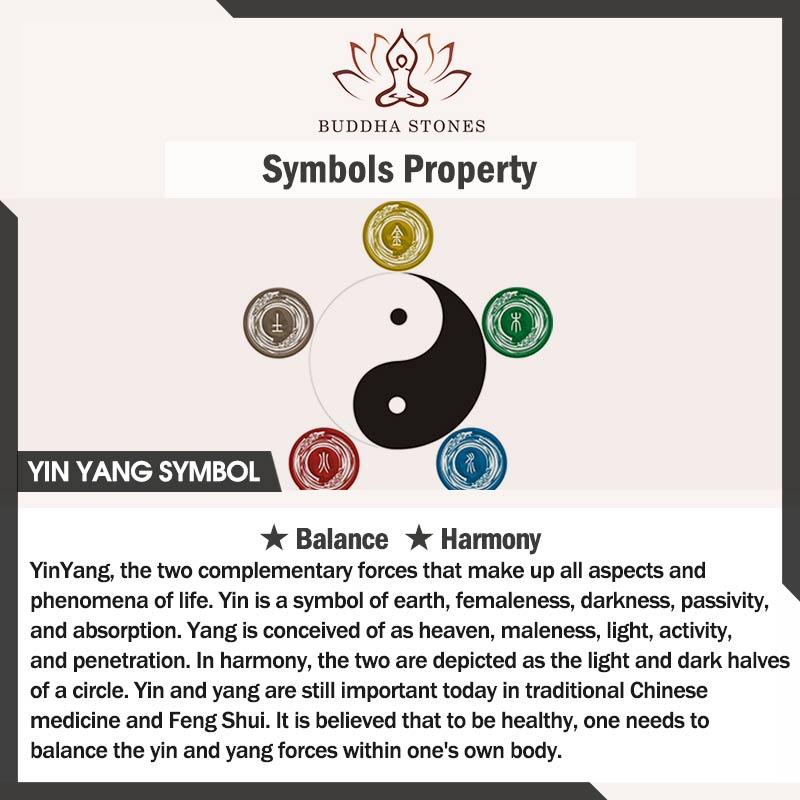 Buddha Stones Yin Yang Titanium Steel Cuff Balance Couple Ring - image 7