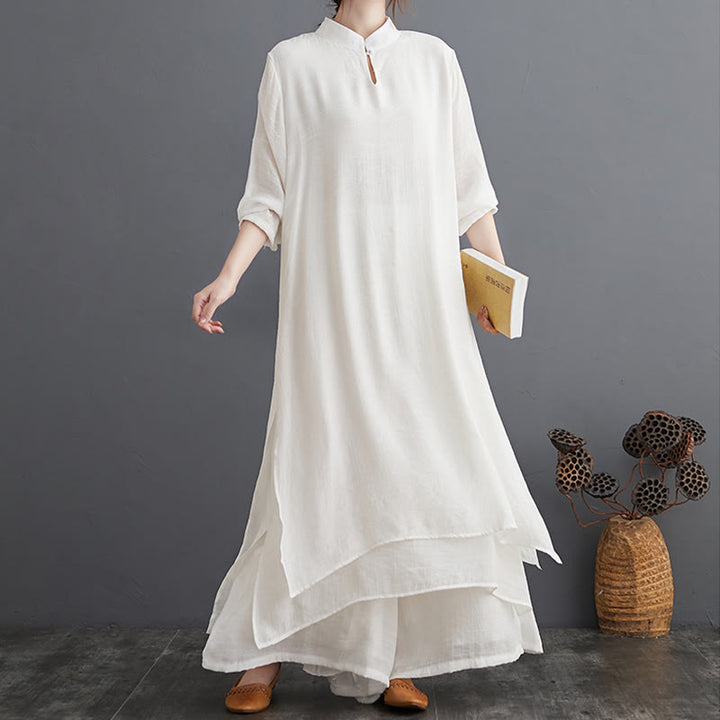 Buddha Stones Simple Pattern Meditation Prayer Spiritual Zen Practice Yoga Clothing Women's Set - image 20
