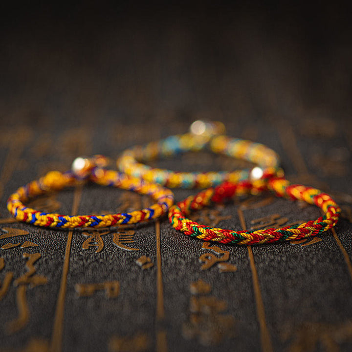 Buddha Stones "May you be good fortune and success" Lucky Multicolored Bracelet - image 9