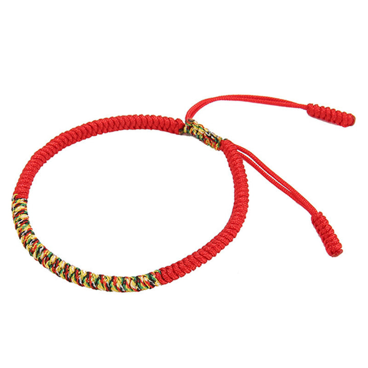 Buddha Stones Tibetan Handmade Multicolor King Kong Knot Luck Strength Braided Bracelet - image 7