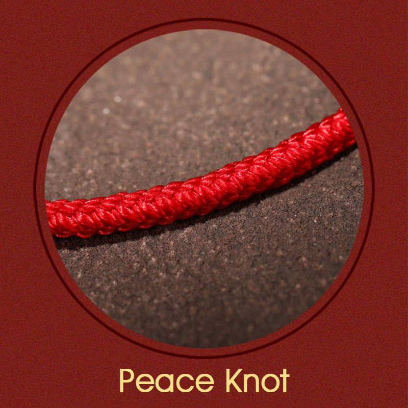 Buddha Stones 999 Gold Beads Luck King Kong Knot Handmade Braided Protection Bracelet - image 8