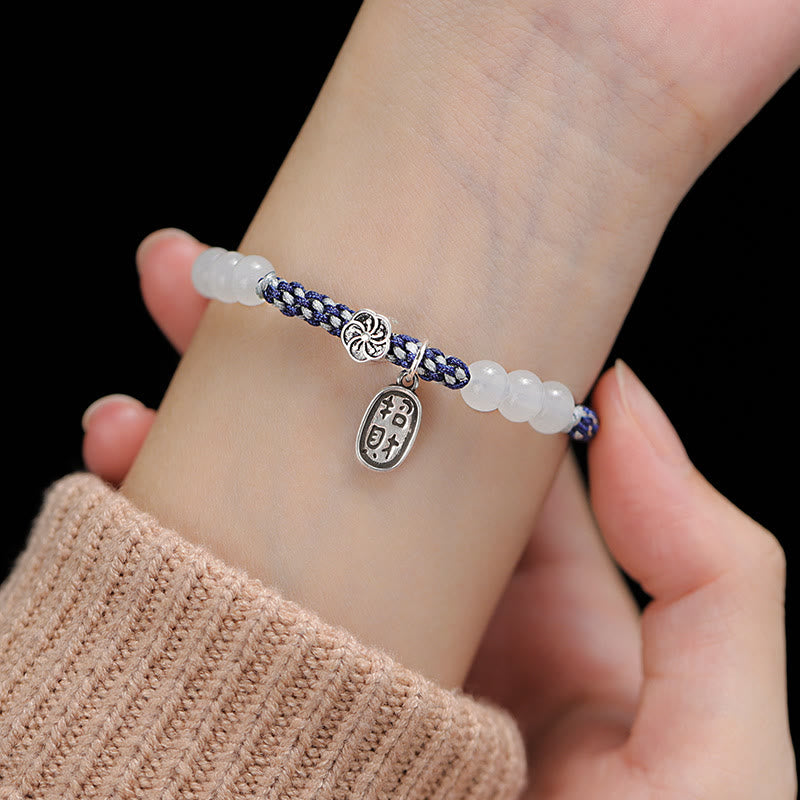Buddha Stones Handmade Lucky Fortune Rope Bracelet - Lucky Fortune Bracelet - image 0